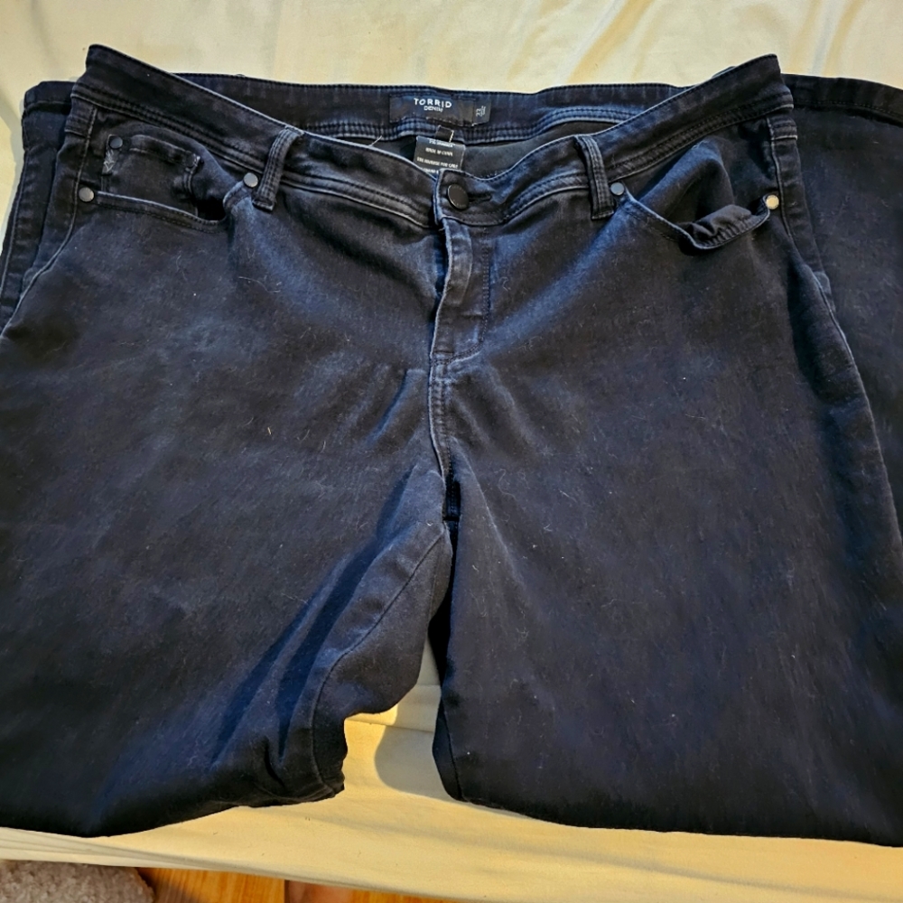 Size 22 Torrid Black Skinny Jeans
